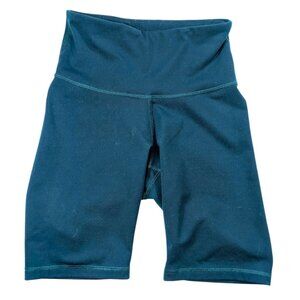 Old Navy Active XS Emerald Green Go-Dry High Waist Bike Shorts